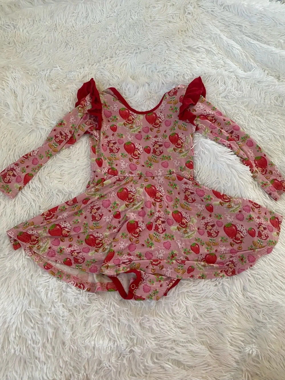 Strawberry Shortcake X Sweet Peas Twirl Dress